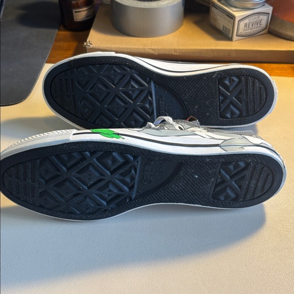 Looney Tunes Bugs Bunny Daffy Duck Black Canvas Sneakers converse - Picture 6 of 11